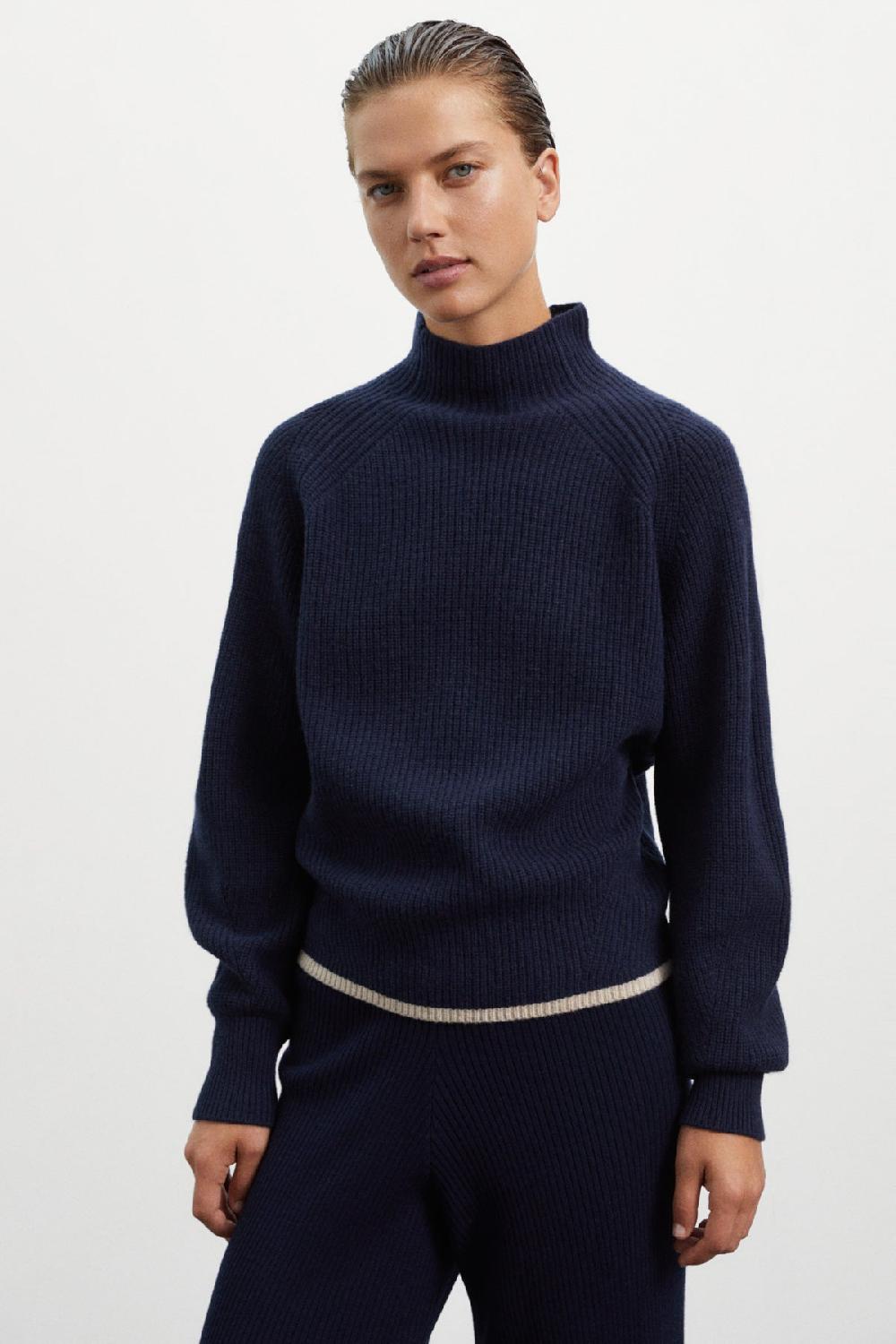 Ecoalf BLUE GINKO KNITTED JUMPER