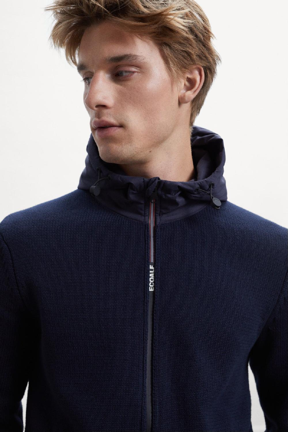 Ecoalf BLUE LESCA KNITTED JUMPER