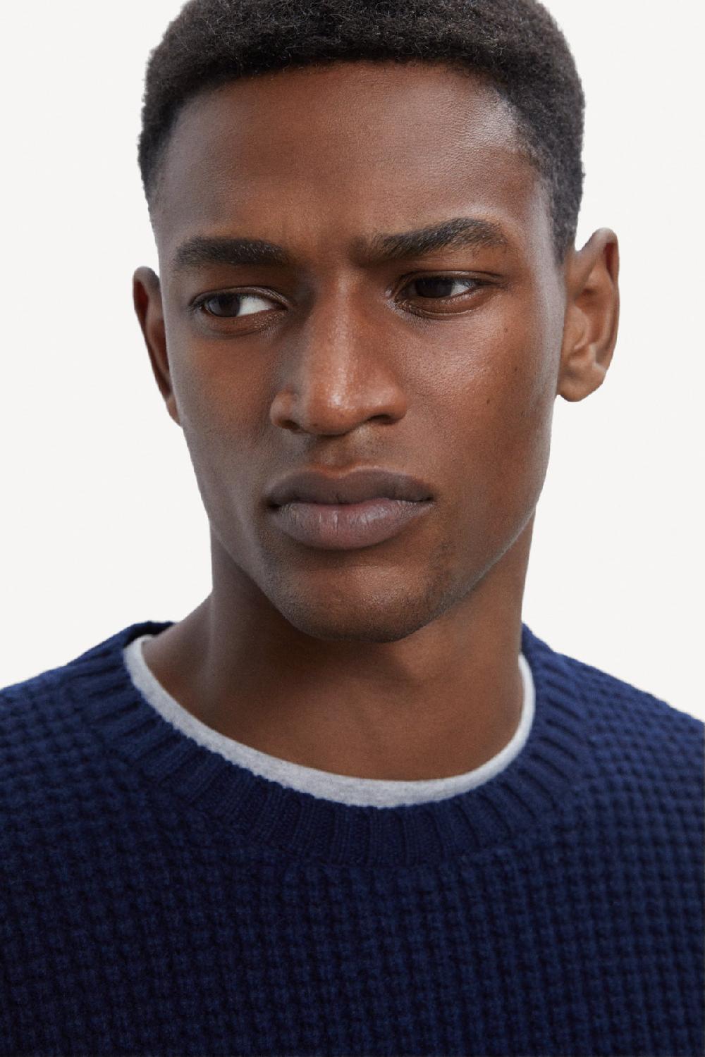 Ecoalf BLUE MERA KNITTED JUMPER