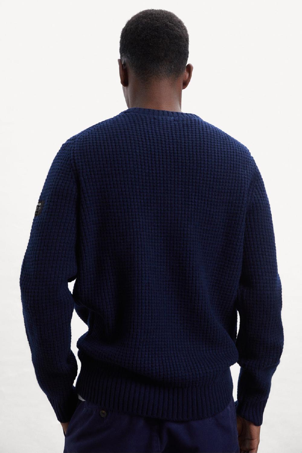 Ecoalf BLUE MERA KNITTED JUMPER