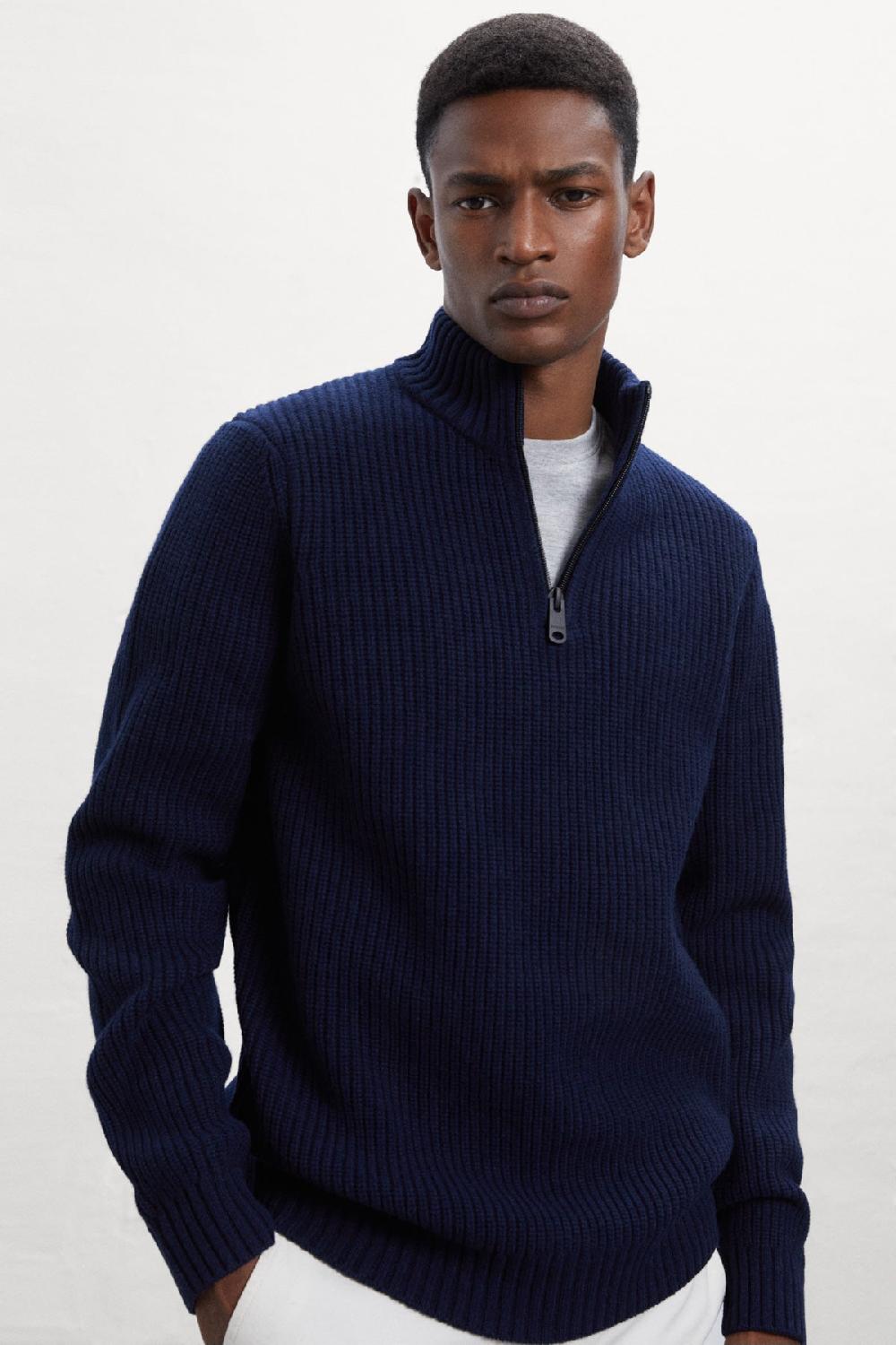 Ecoalf BLUE MERTO KNITTED JUMPER