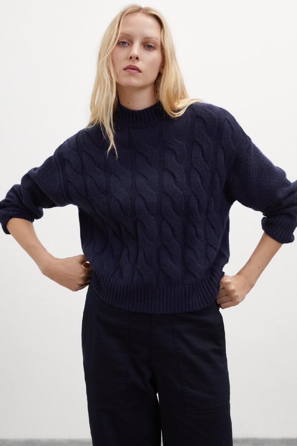 Ecoalf BLUE MIMOSA KNITTED JUMPER
