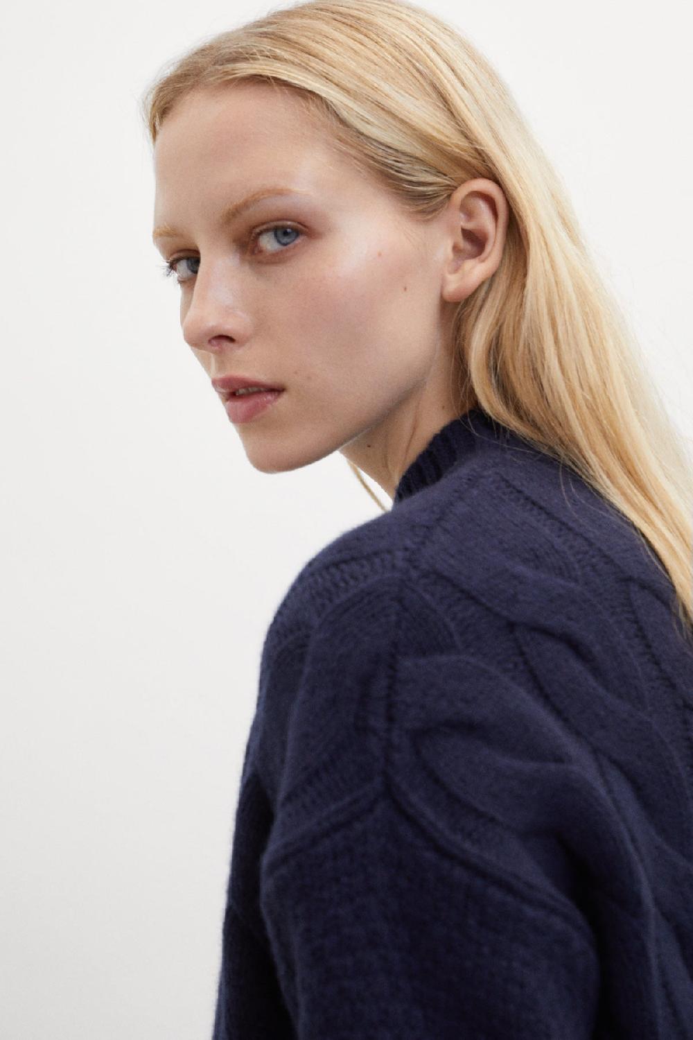 Ecoalf BLUE MIMOSA KNITTED JUMPER