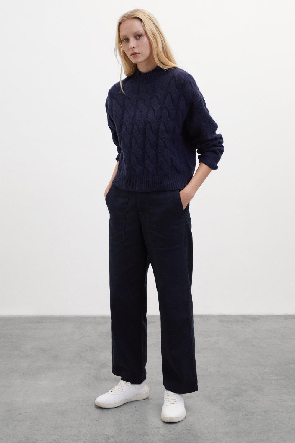 Ecoalf BLUE MIMOSA KNITTED JUMPER