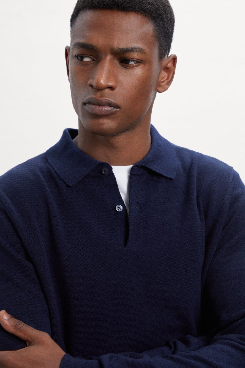 Ecoalf BLUE NUBA KNITTED JUMPER