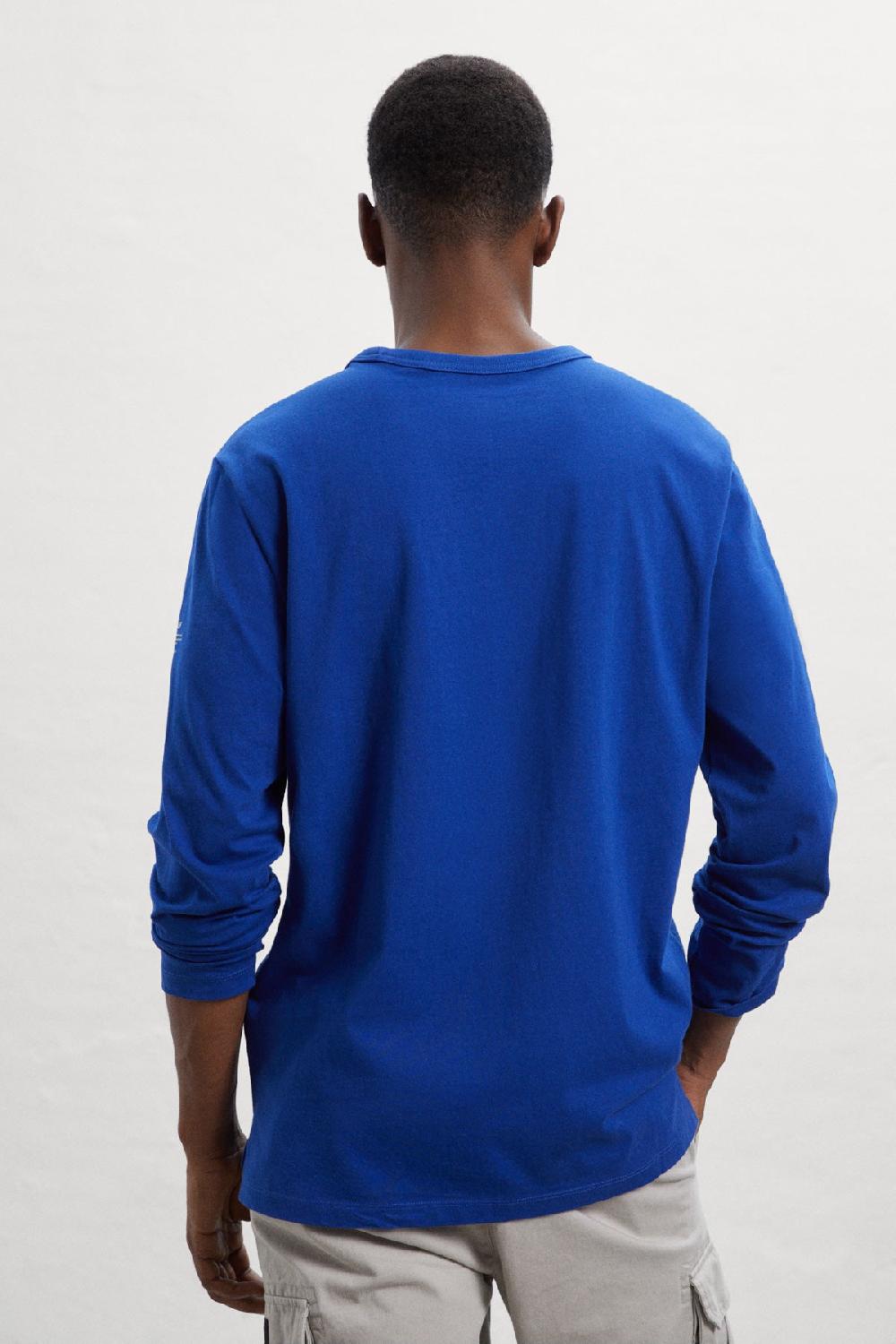 Ecoalf BLUE SUSTAN LONG-SLEEVED T-SHIRT