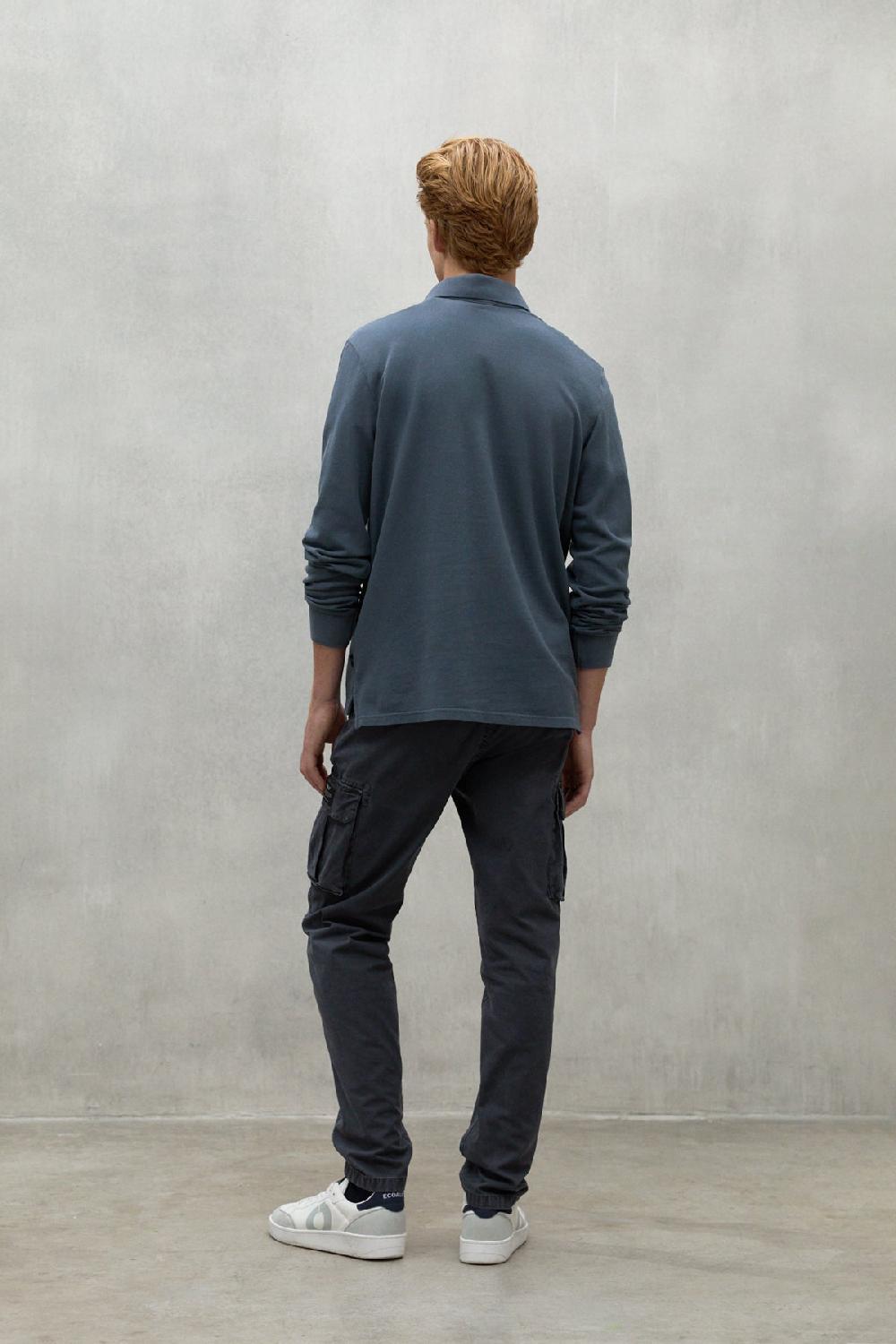 Ecoalf BLUE TED POLO SHIRT