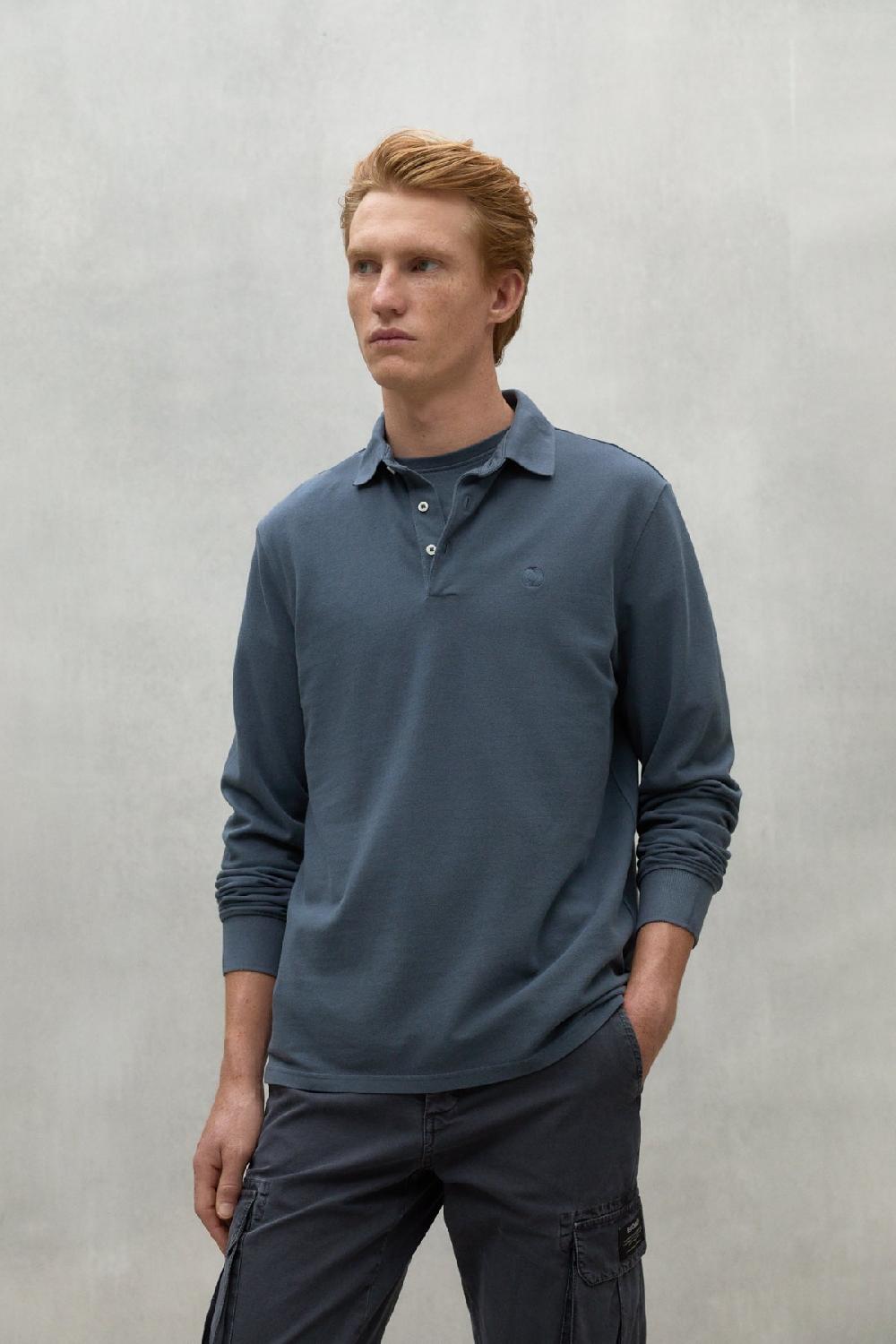 Ecoalf BLUE TED POLO SHIRT