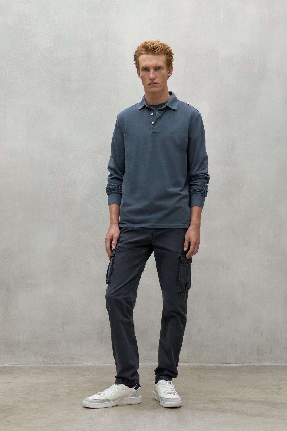 Ecoalf BLUE TED POLO SHIRT