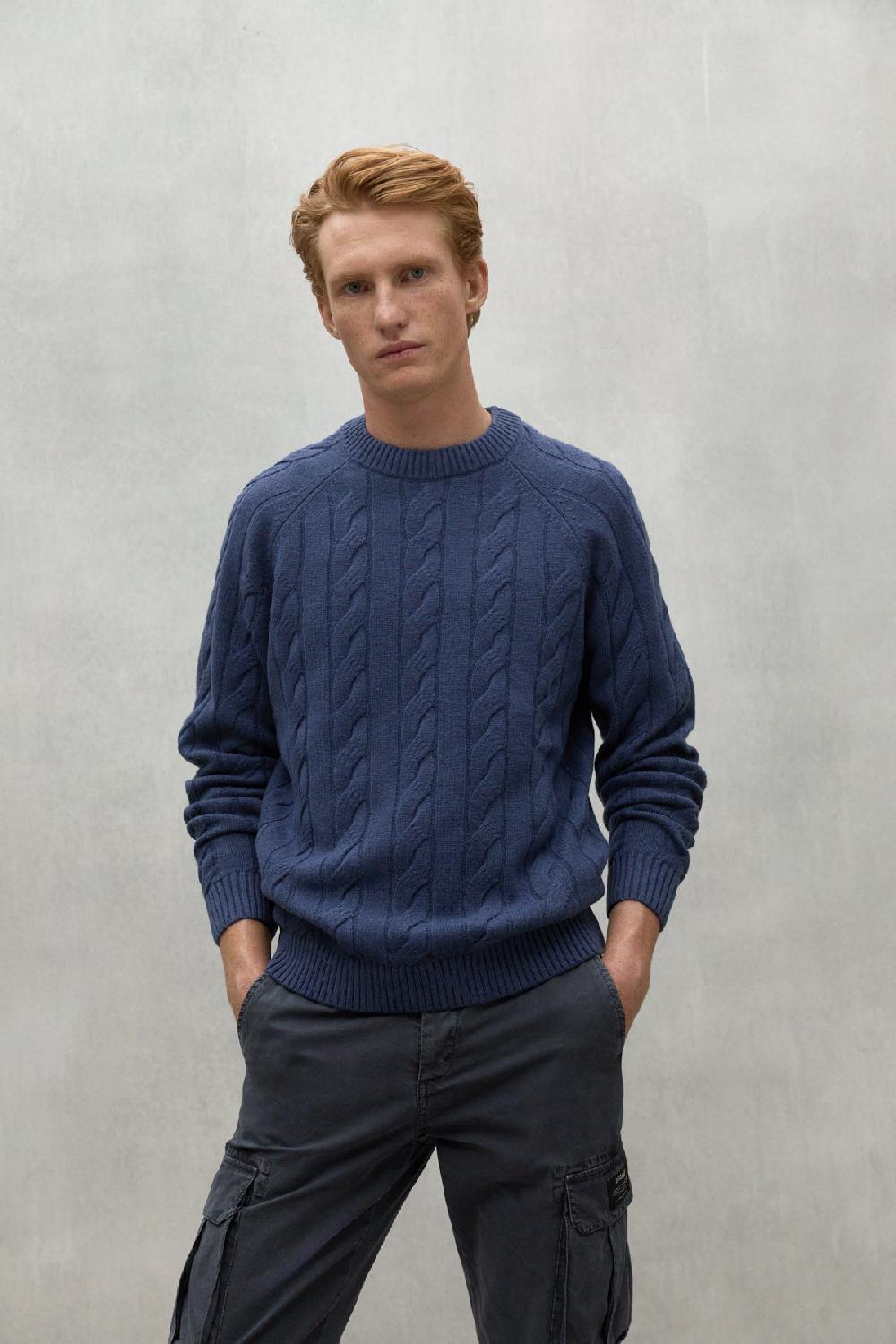 Ecoalf BLUE TILO SWEATER
