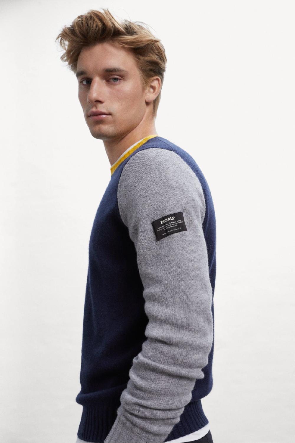 Ecoalf BLUE TOKI KNITTED JUMPER