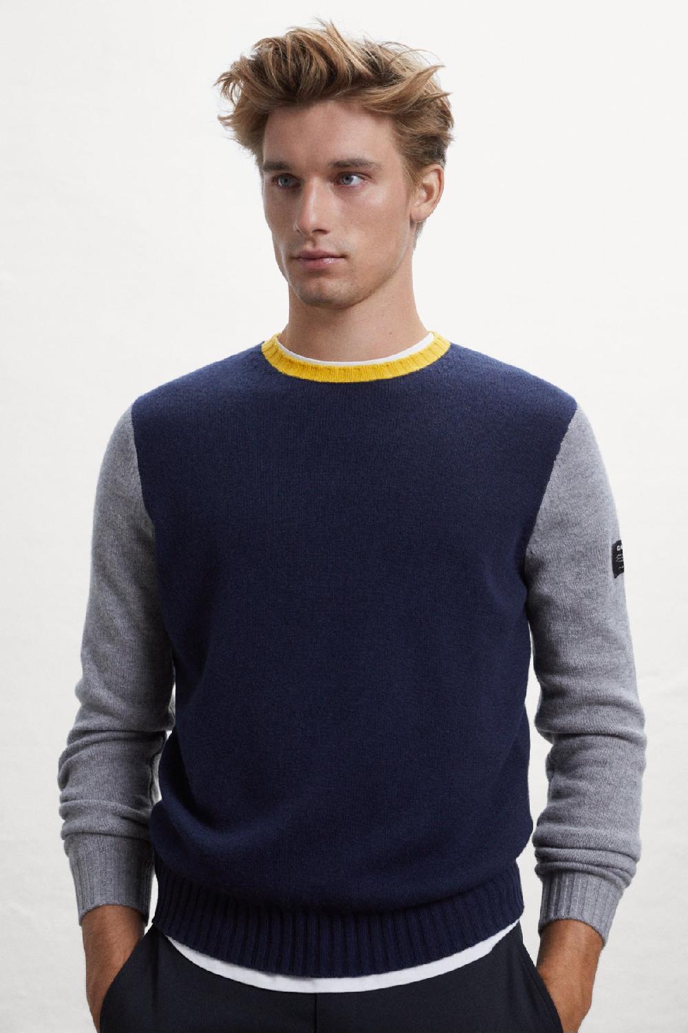 Ecoalf BLUE TOKI KNITTED JUMPER