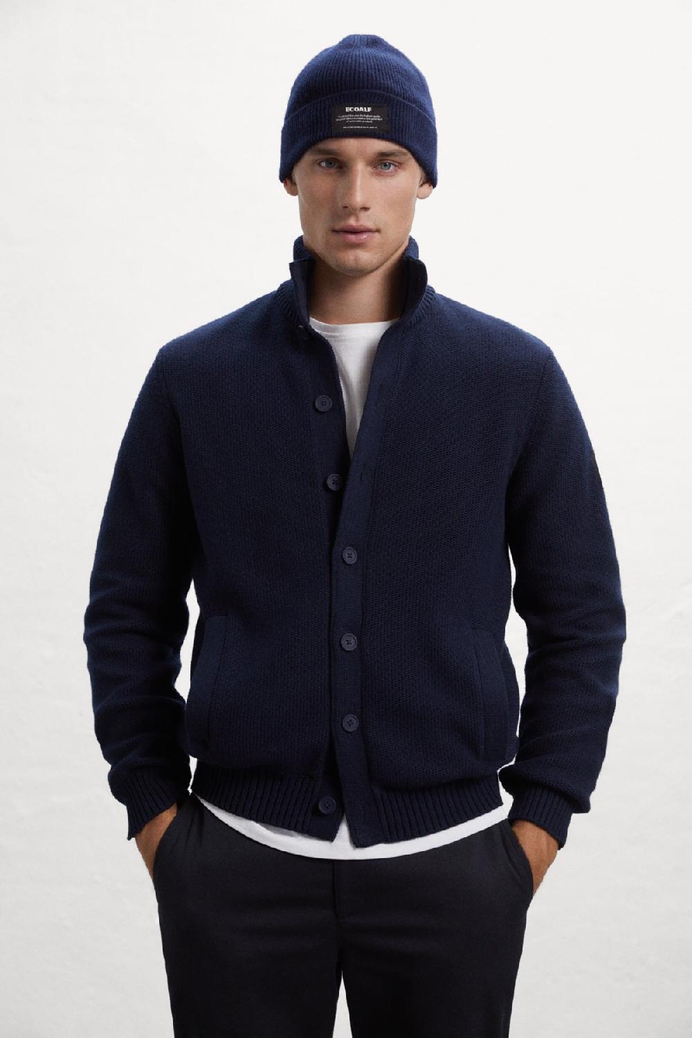 Ecoalf BLUE TROCA KNITTED JUMPER