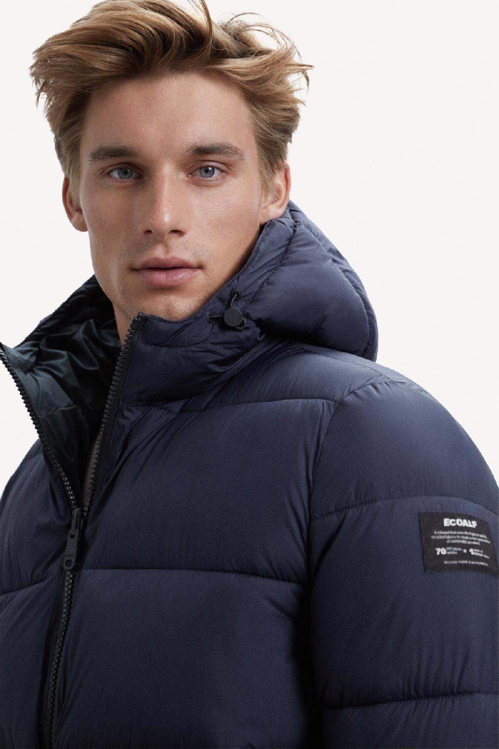 Ecoalf BLUE VINTAGE REVERSIBLE COAT