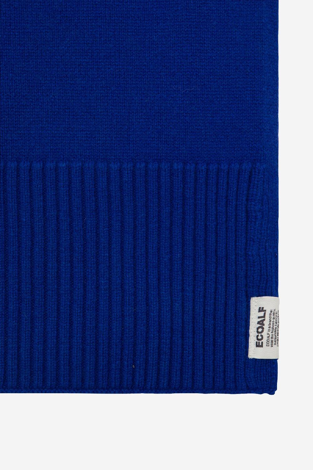 Ecoalf BLUE WOOL SCARF