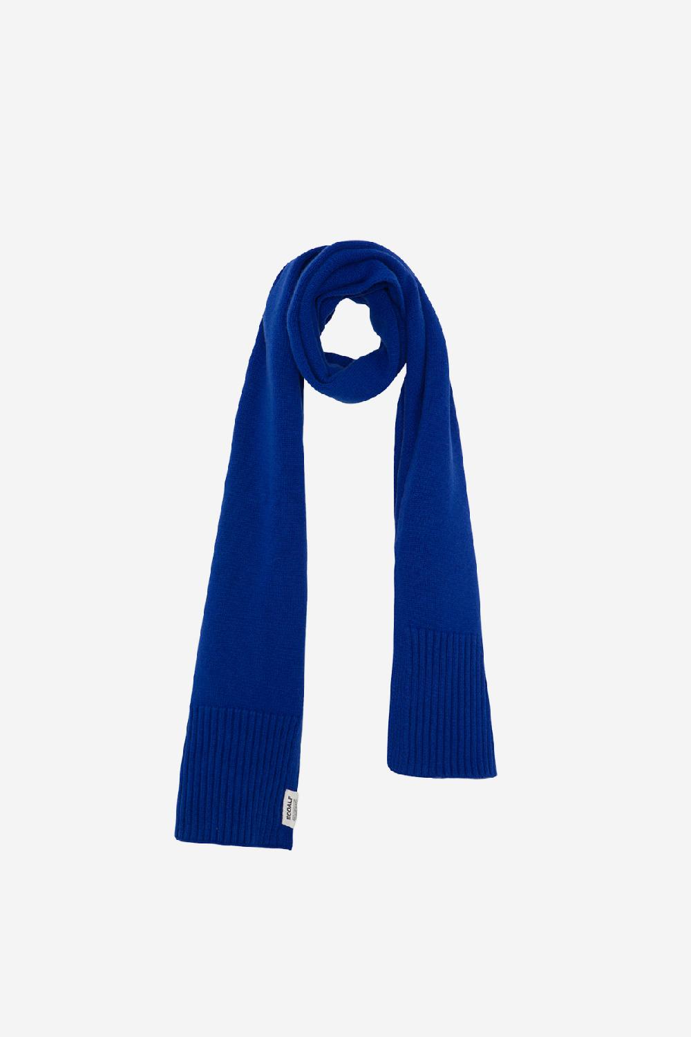 Ecoalf BLUE WOOL SCARF