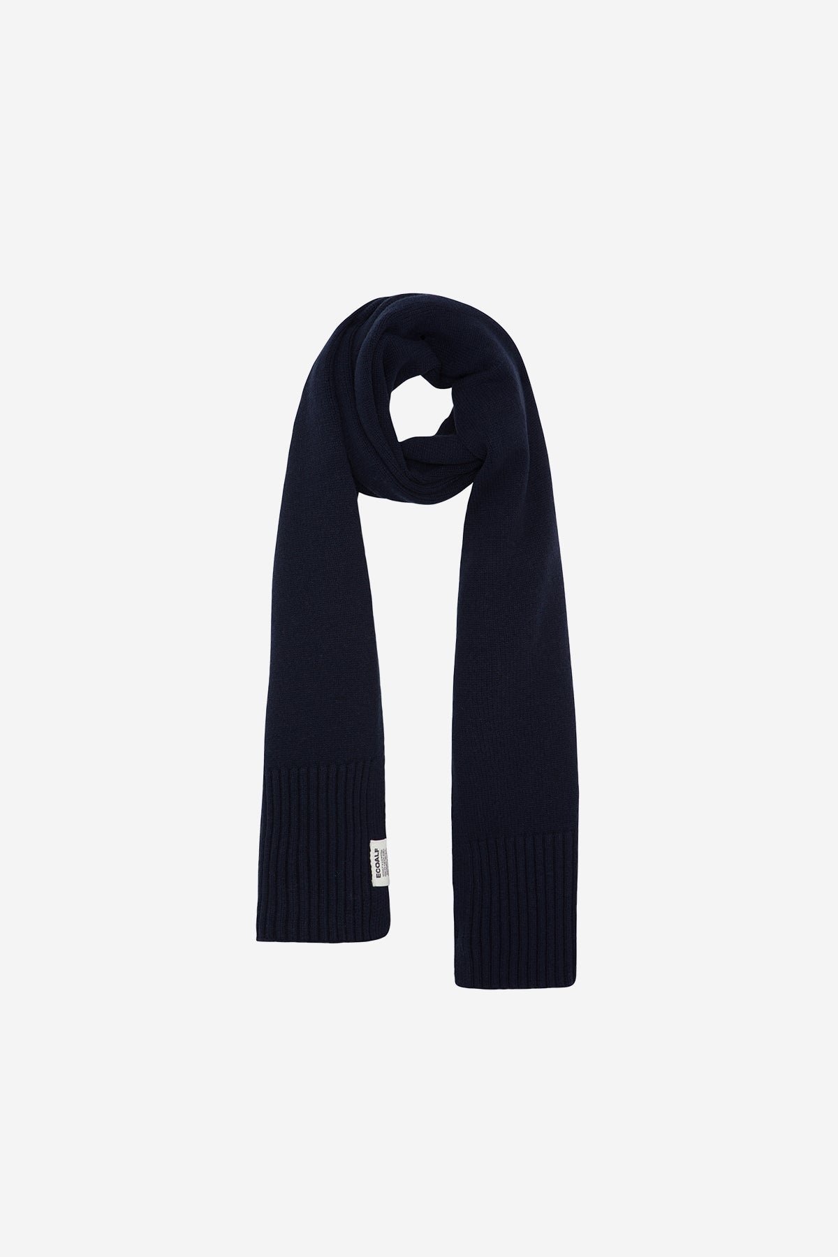 Ecoalf BLUE WOOL SCARF