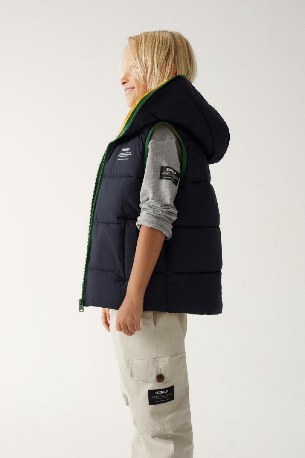 Ecoalf BLUE ZIPPY VEST