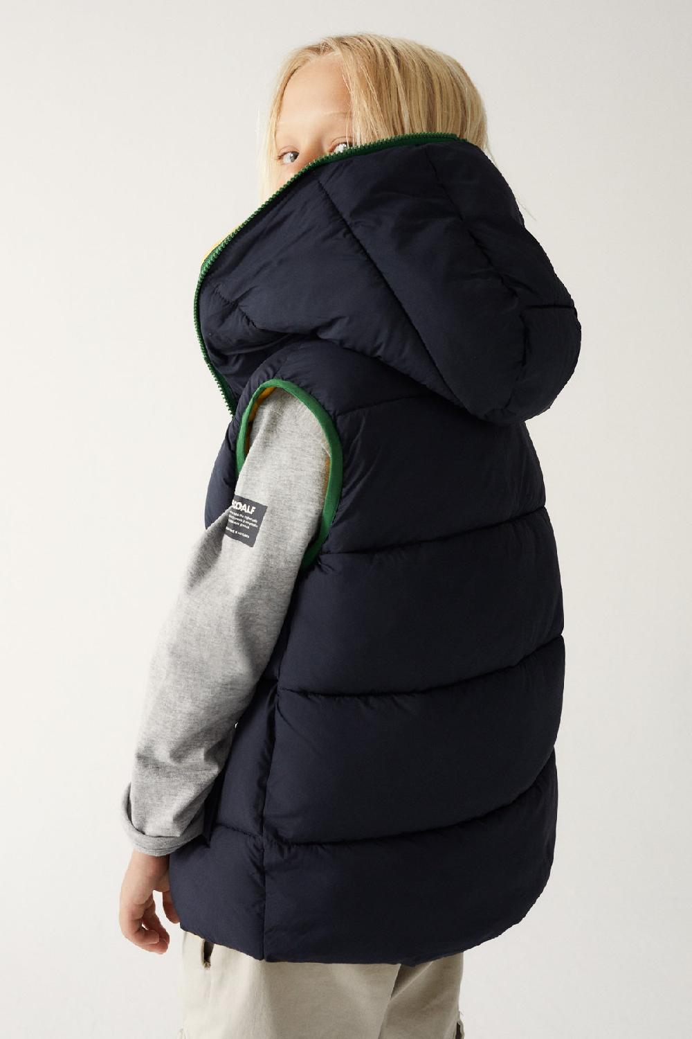 Ecoalf BLUE ZIPPY VEST