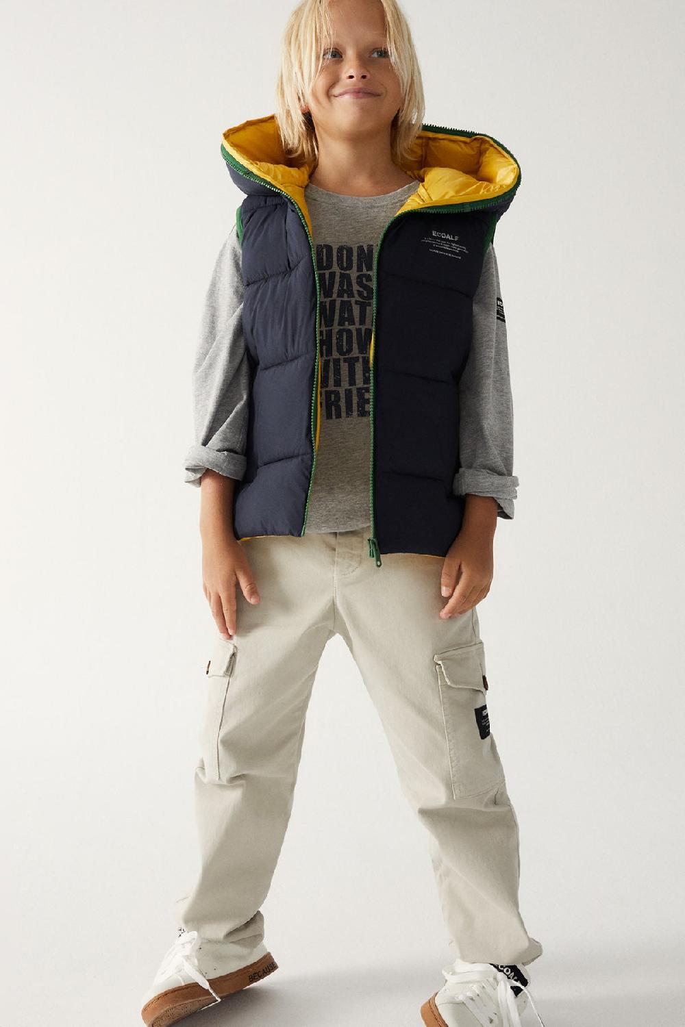 Ecoalf BLUE ZIPPY VEST