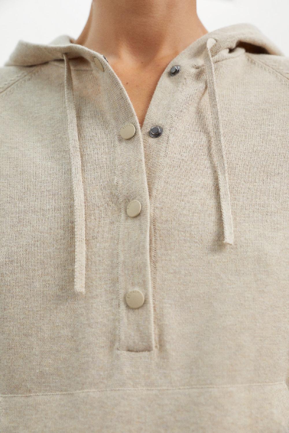 Ecoalf BROWN ABEDUL KNITTED JUMPER