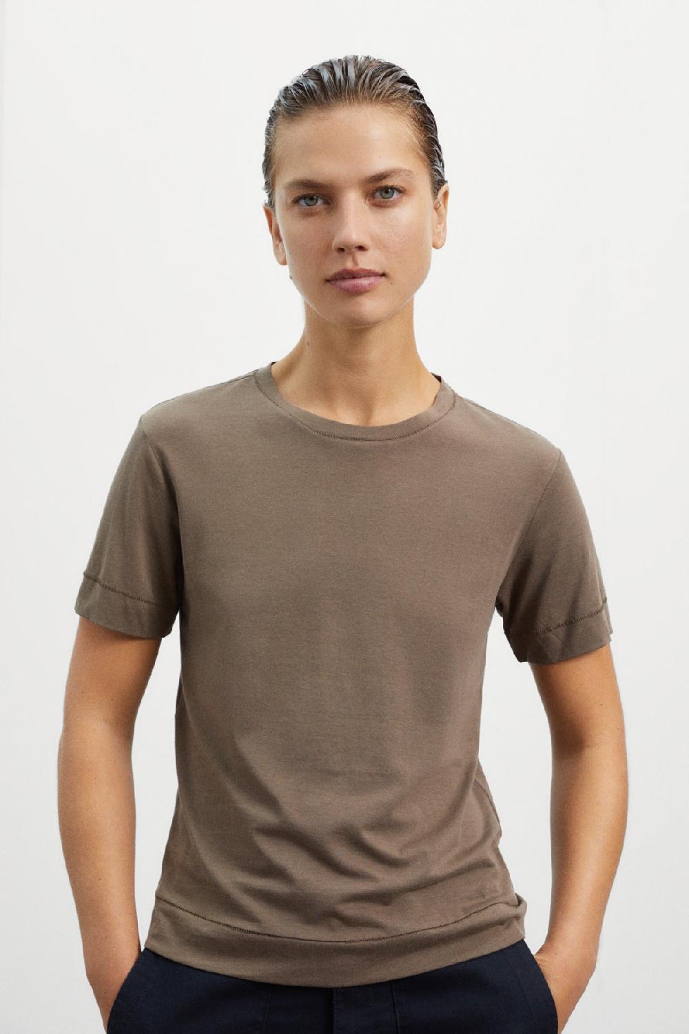 Ecoalf BROWN ALAYOR T-SHIRT