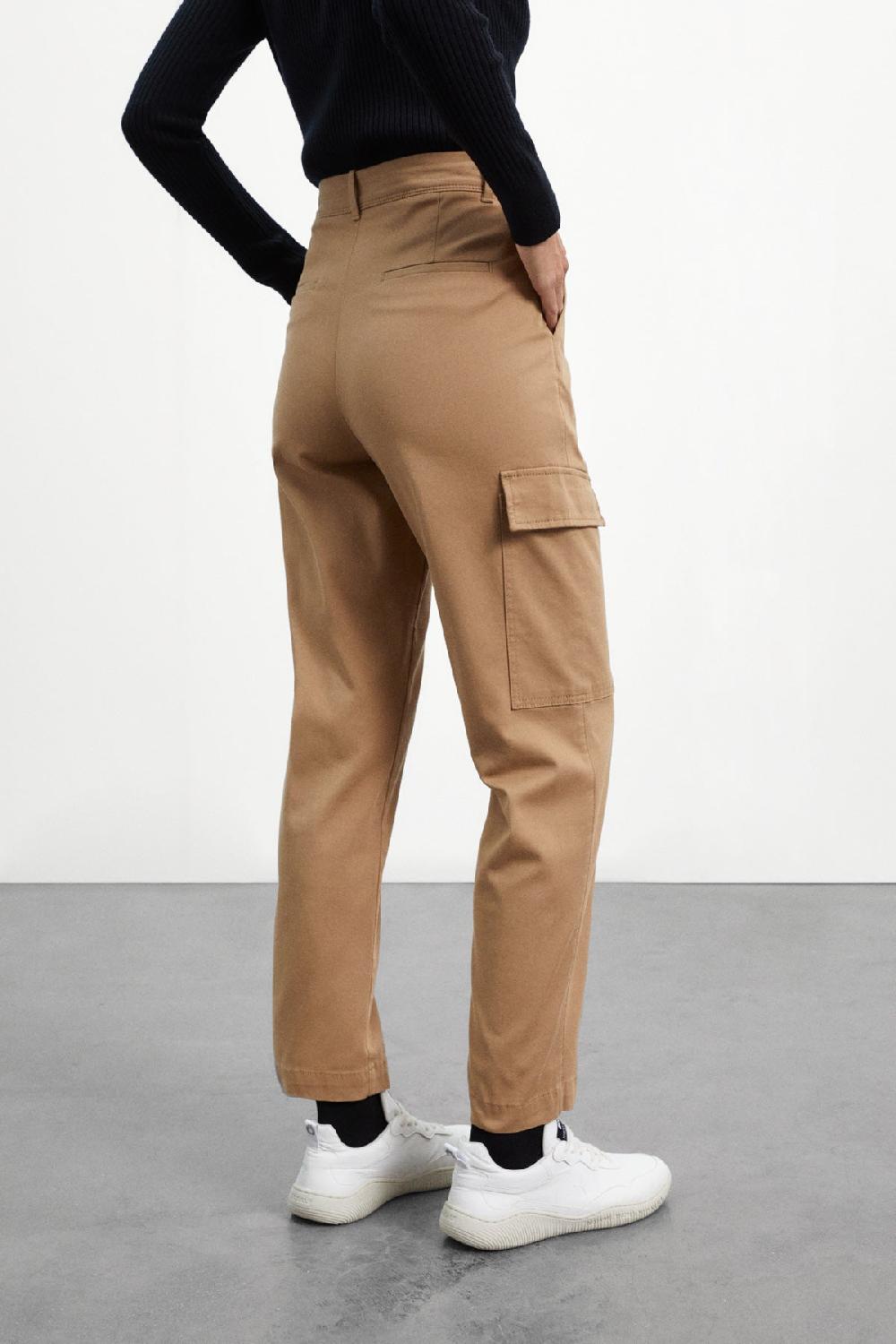 Ecoalf BROWN ALBAIDA TROUSERS