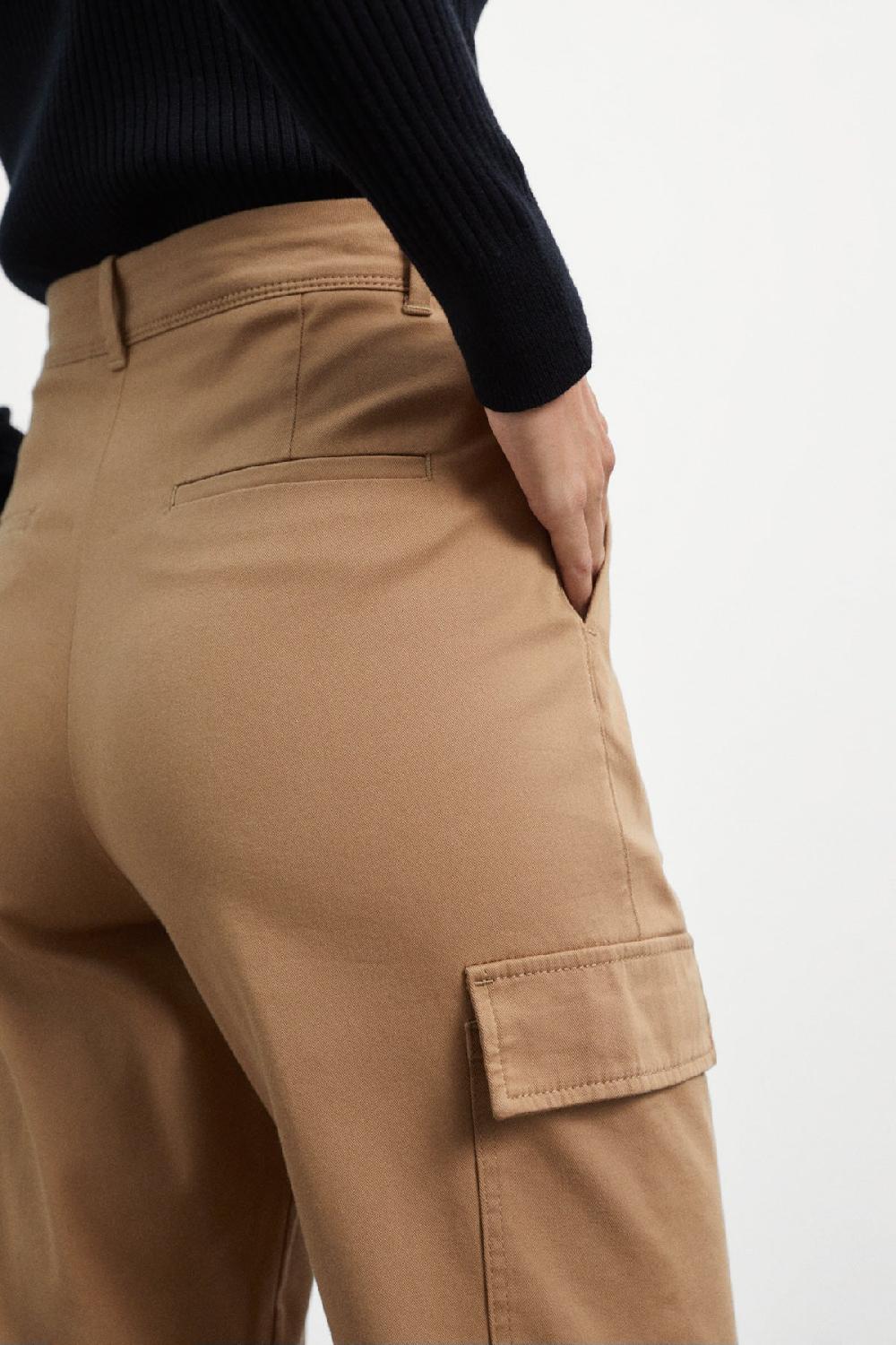 Ecoalf BROWN ALBAIDA TROUSERS