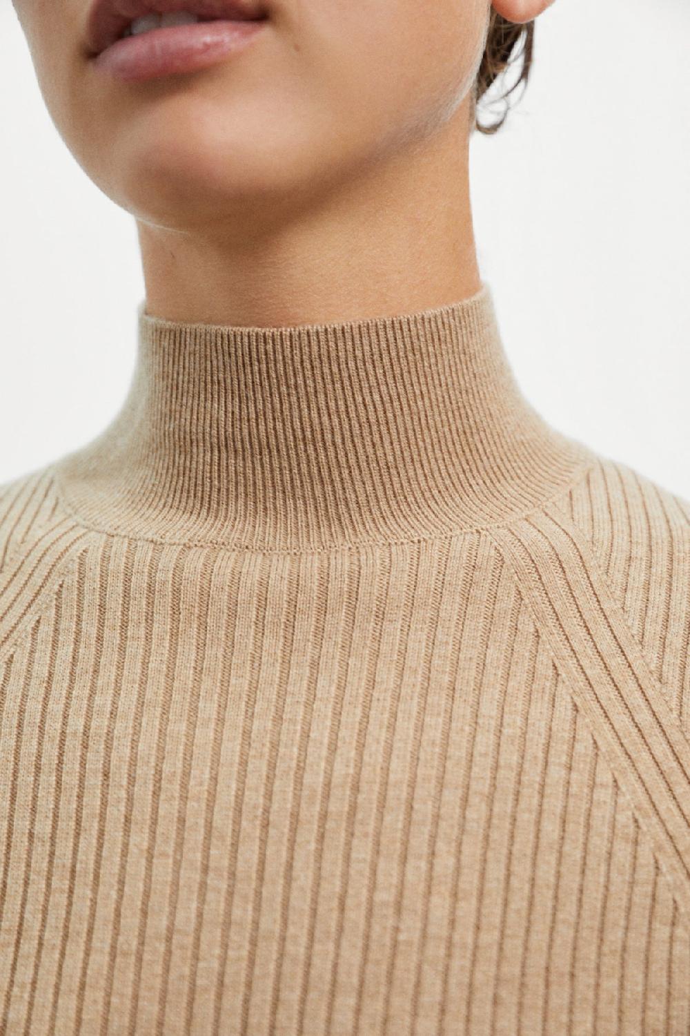 Ecoalf BROWN BABUL KNITTED JUMPER