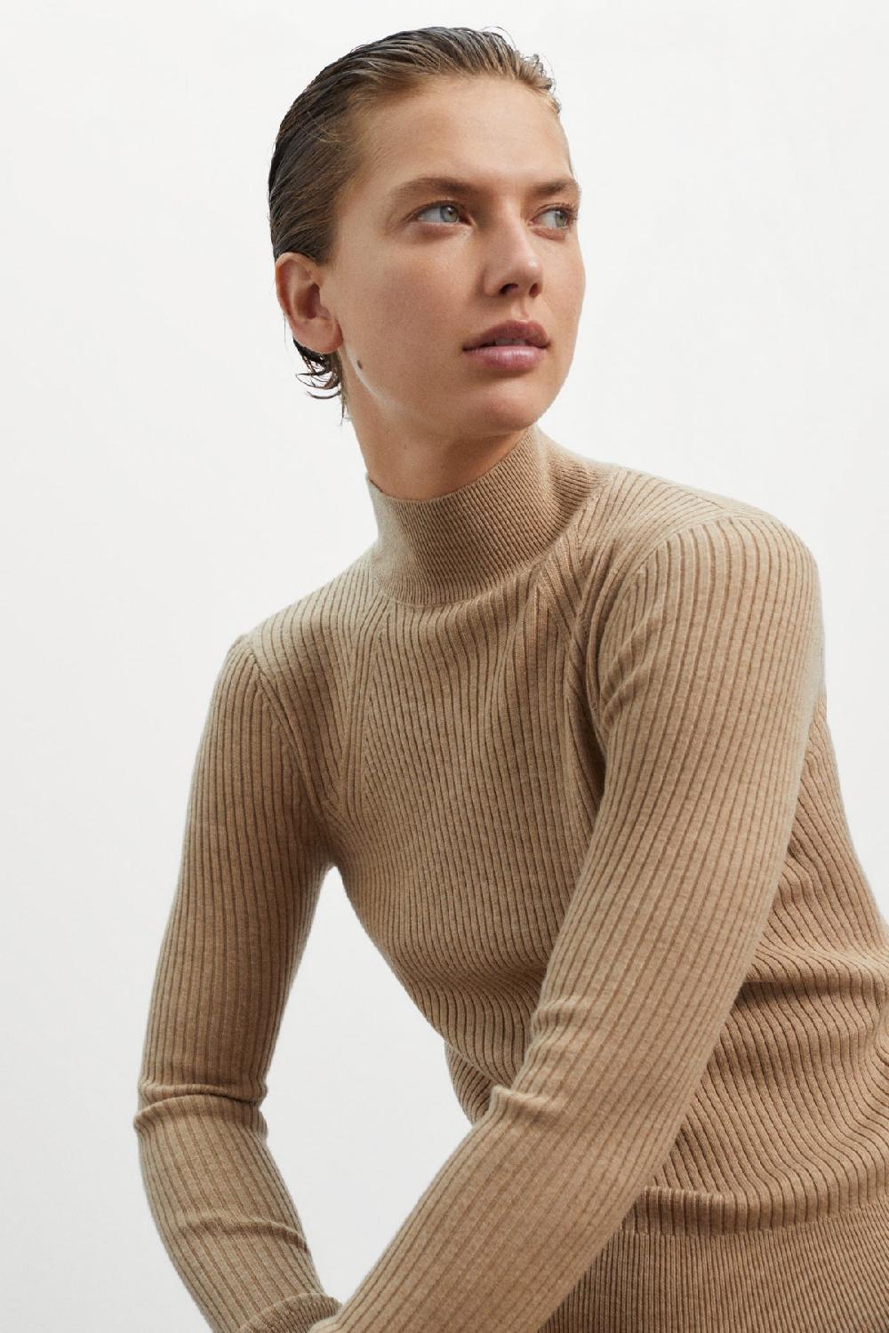Ecoalf BROWN BABUL KNITTED JUMPER