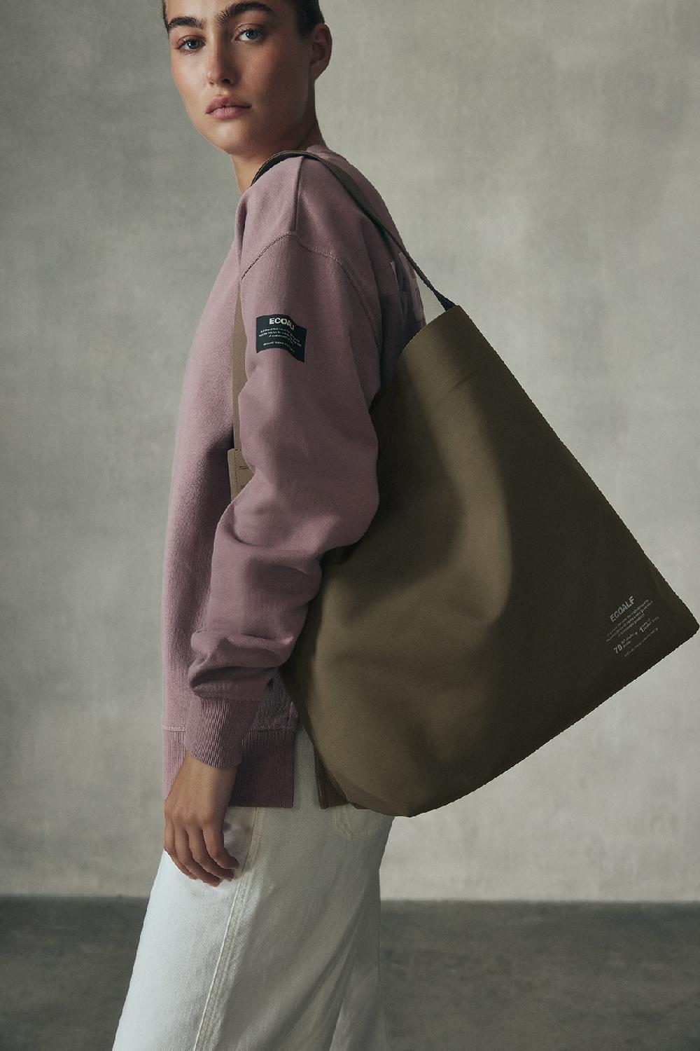 Ecoalf BROWN BONDED BUCKET BAG