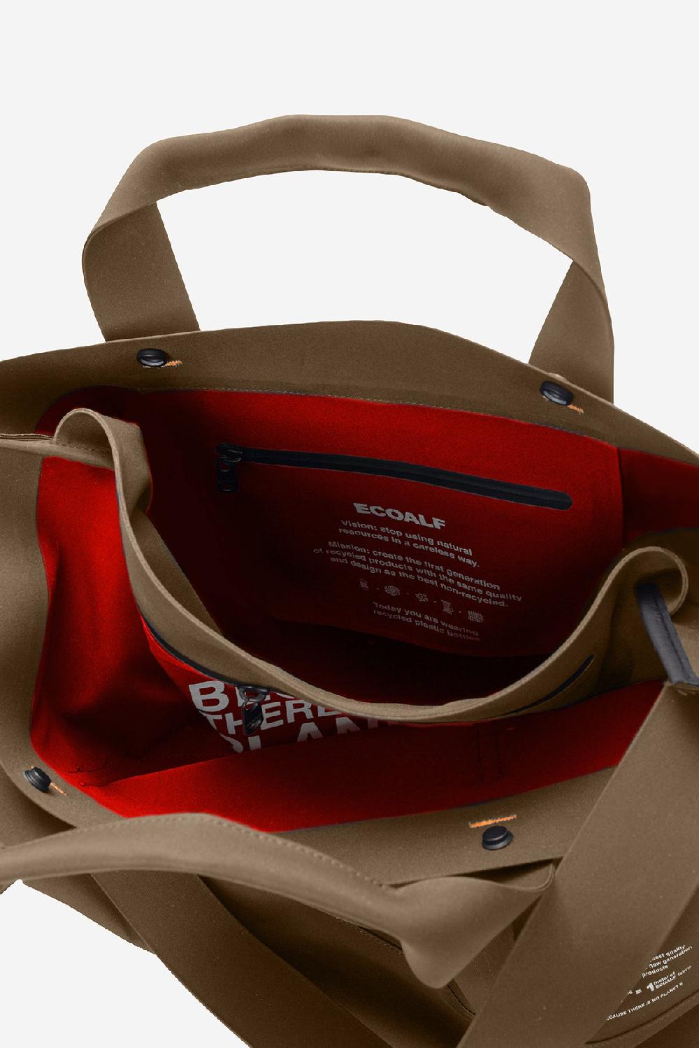 Ecoalf BROWN BONDED L SHOPPER BAG