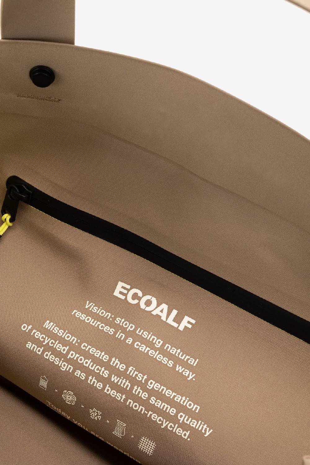 Ecoalf BROWN BONDED TOTE BAG