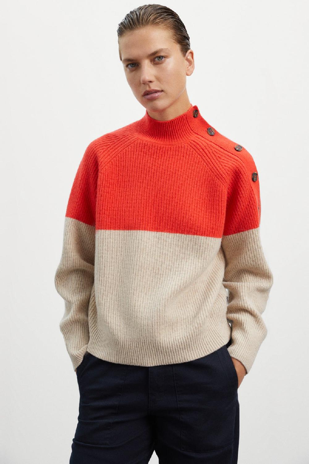 Ecoalf BROWN BURSARIA KNITTED JUMPER