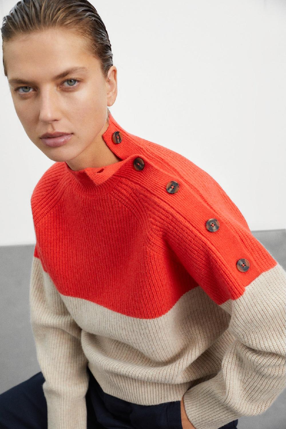 Ecoalf BROWN BURSARIA KNITTED JUMPER