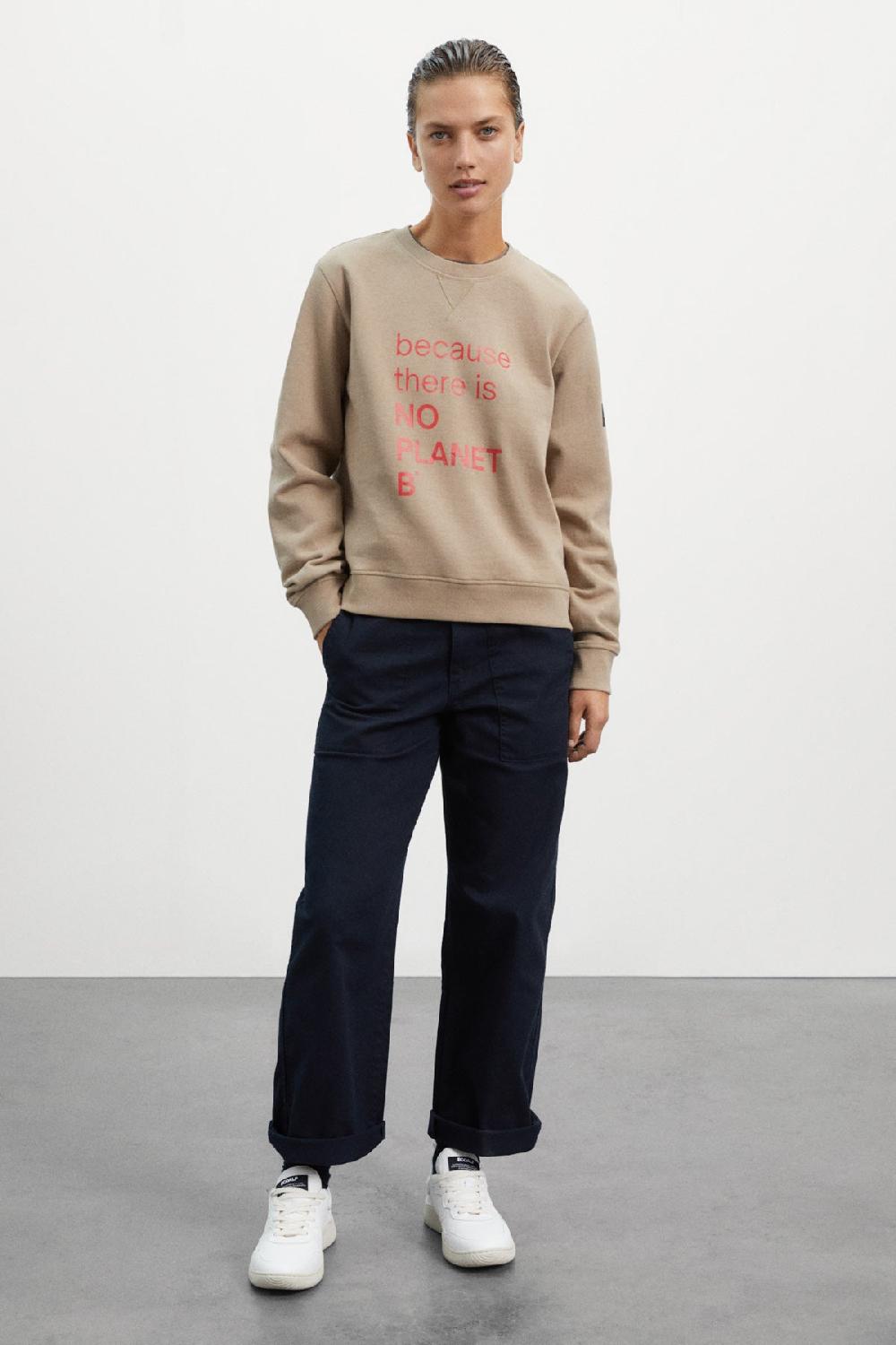 Ecoalf BROWN DUBLIN SWEATSHIRT