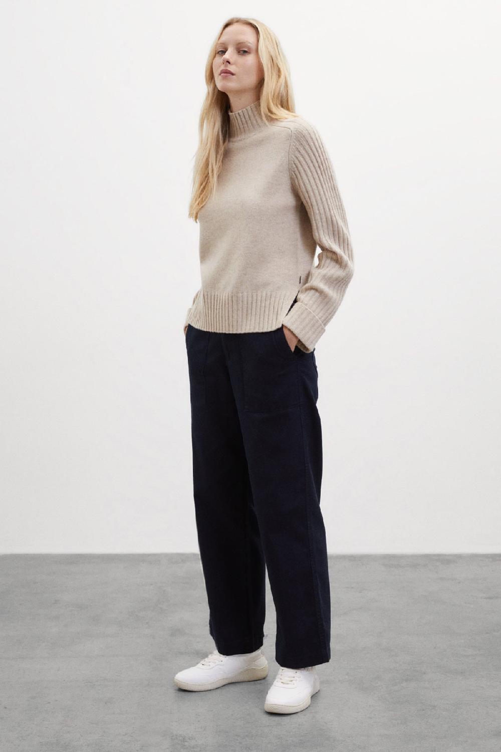 Ecoalf BROWN EUCALIPTO KNITTED JUMPER