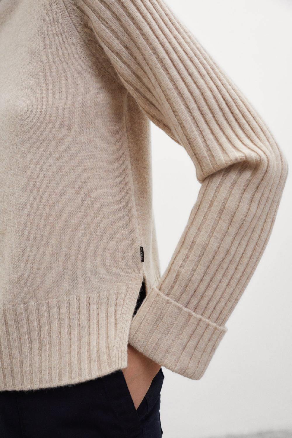 Ecoalf BROWN EUCALIPTO KNITTED JUMPER