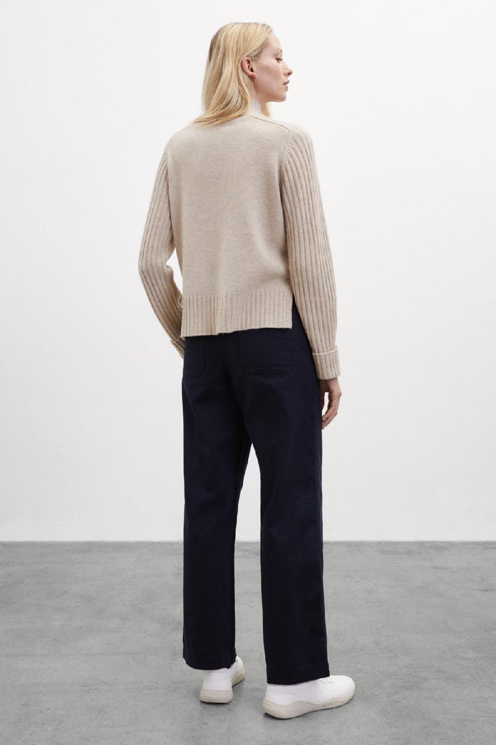 Ecoalf BROWN EUCALIPTO KNITTED JUMPER