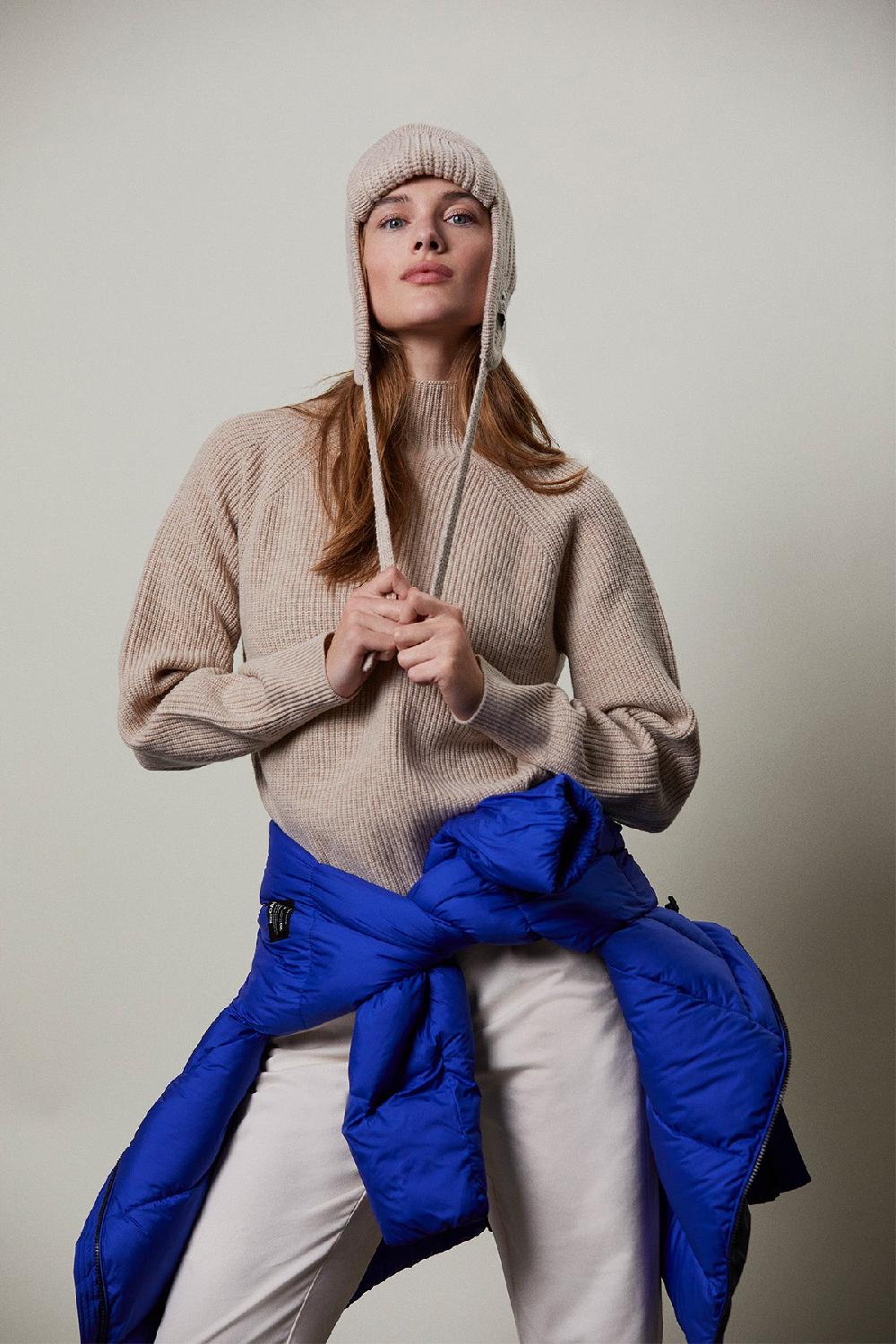 Ecoalf BROWN GINKO KNITTED JUMPER