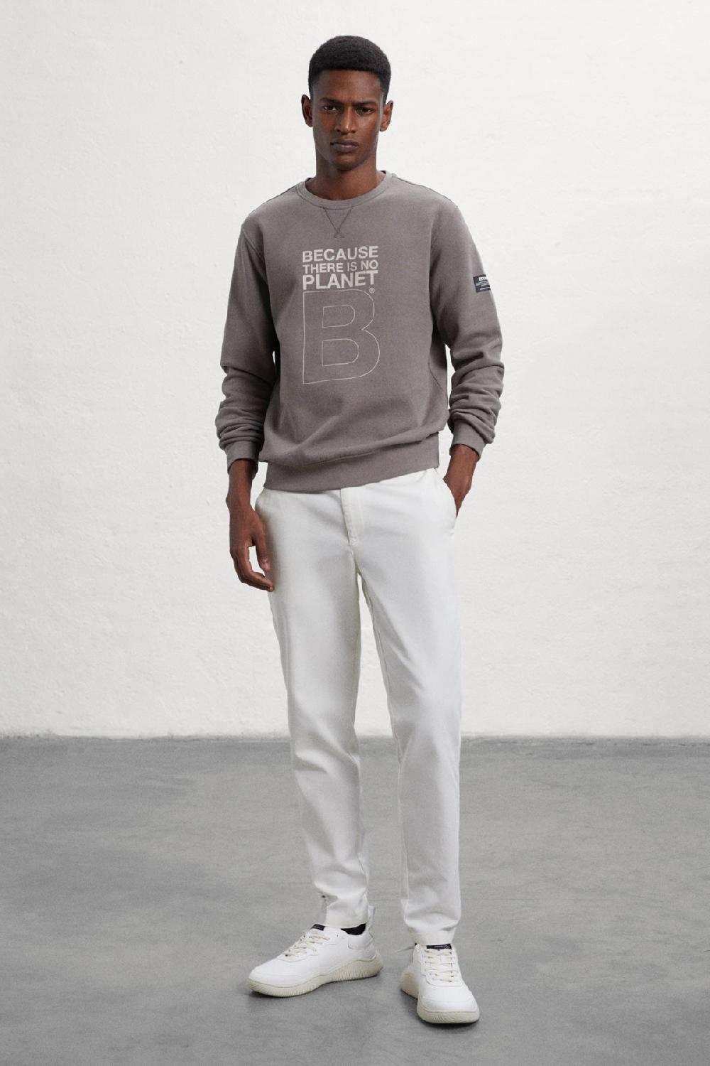 Ecoalf BROWN GREAT B SWEATSHIRT