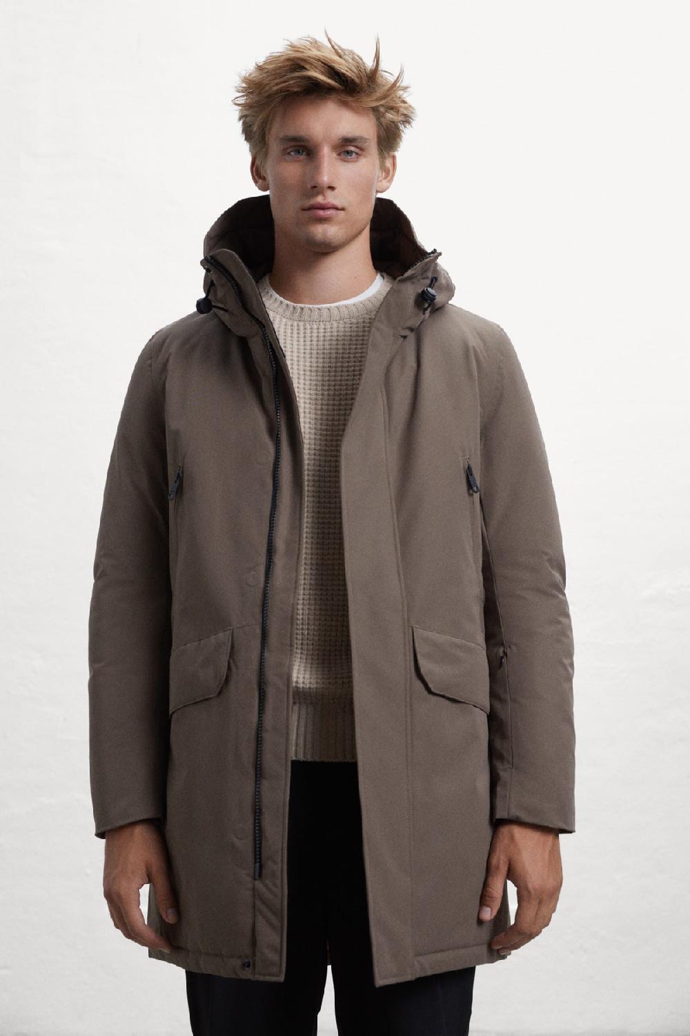 Ecoalf BROWN ICEBERG COAT