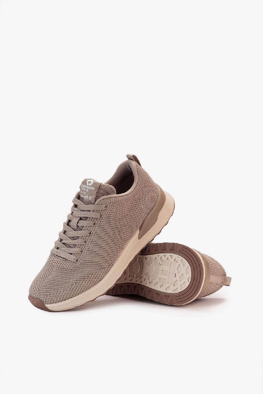 Ecoalf BROWN KNITTED CONDE TRAINERS
