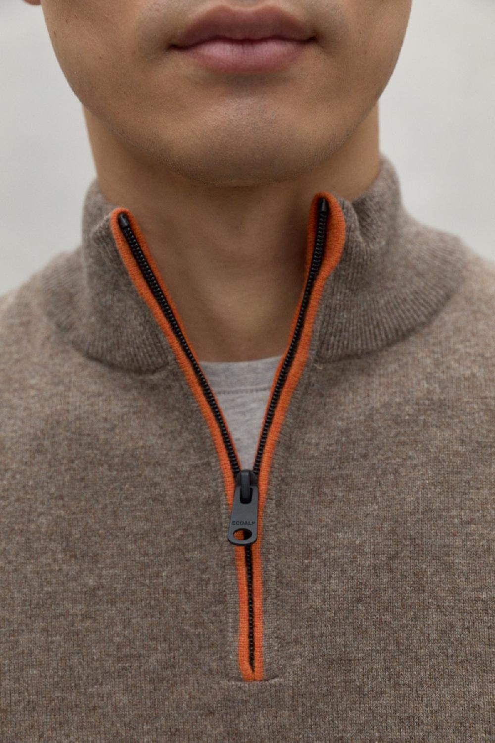 Ecoalf BROWN LARCH SWEATER