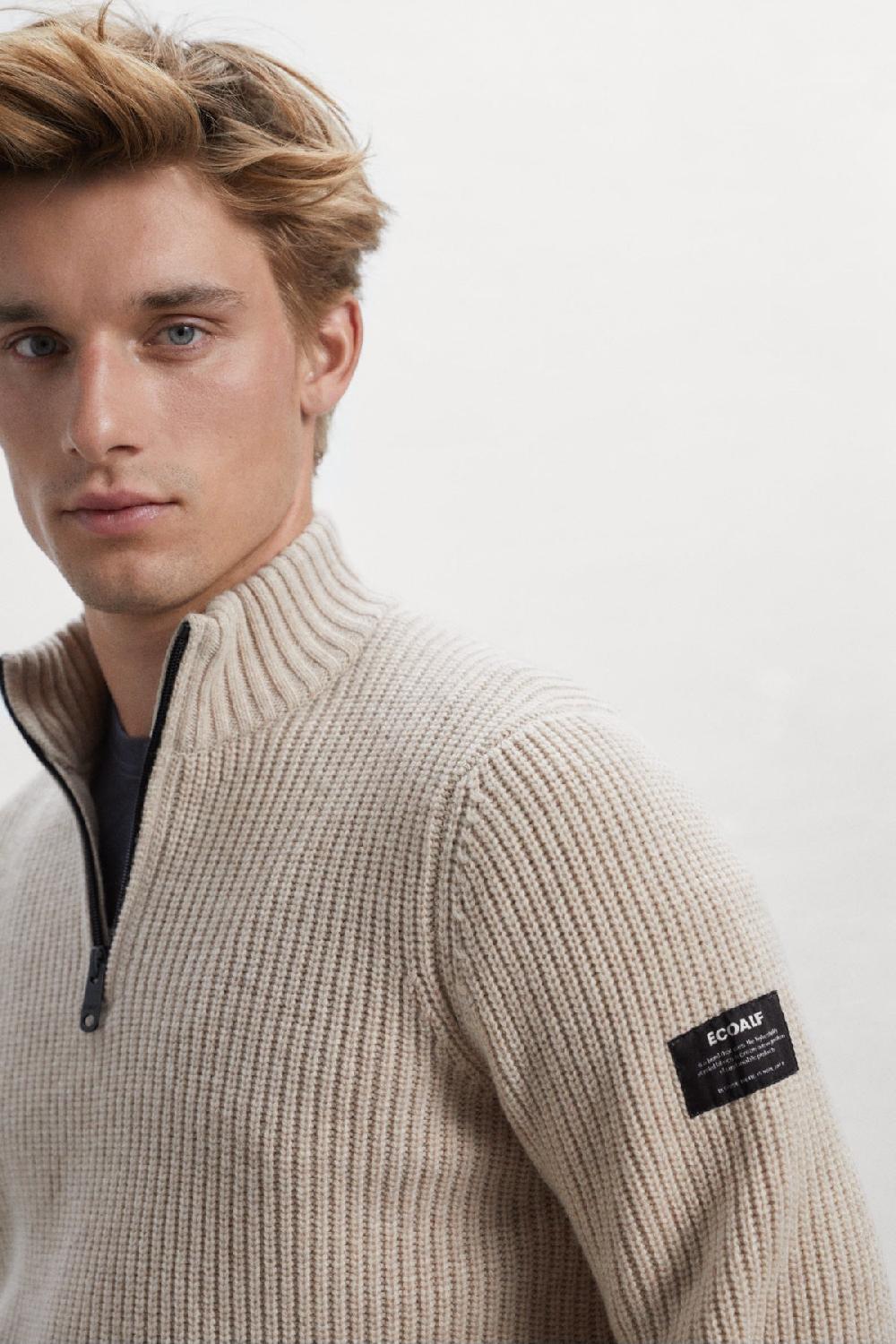 Ecoalf BROWN MERTO KNITTED JUMPER
