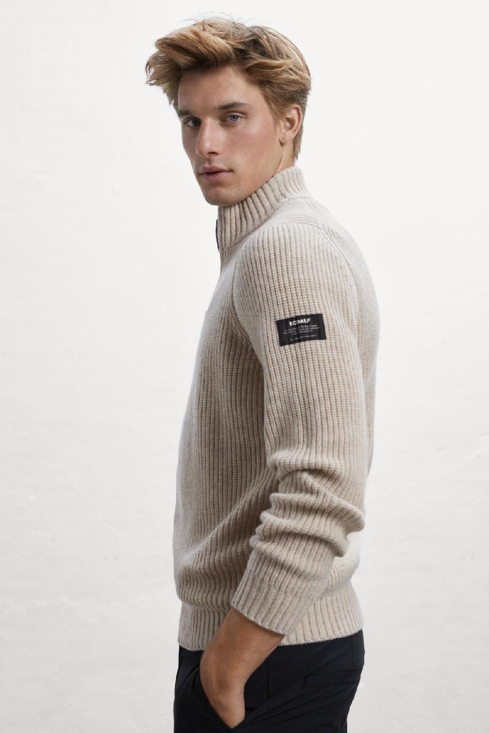 Ecoalf BROWN MERTO KNITTED JUMPER