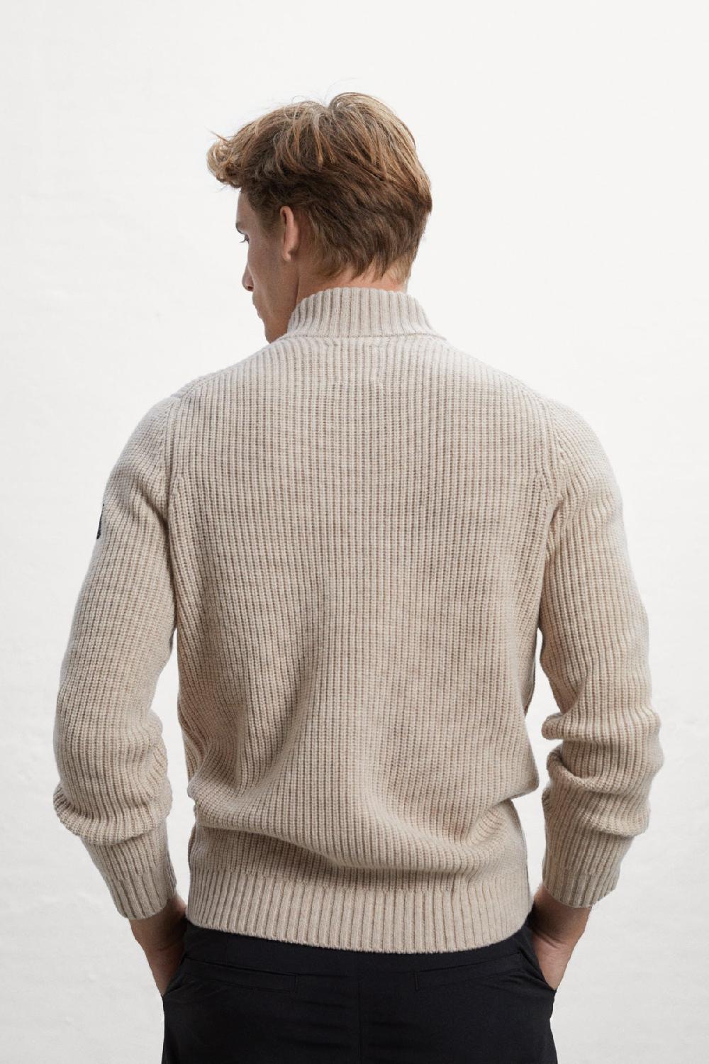 Ecoalf BROWN MERTO KNITTED JUMPER