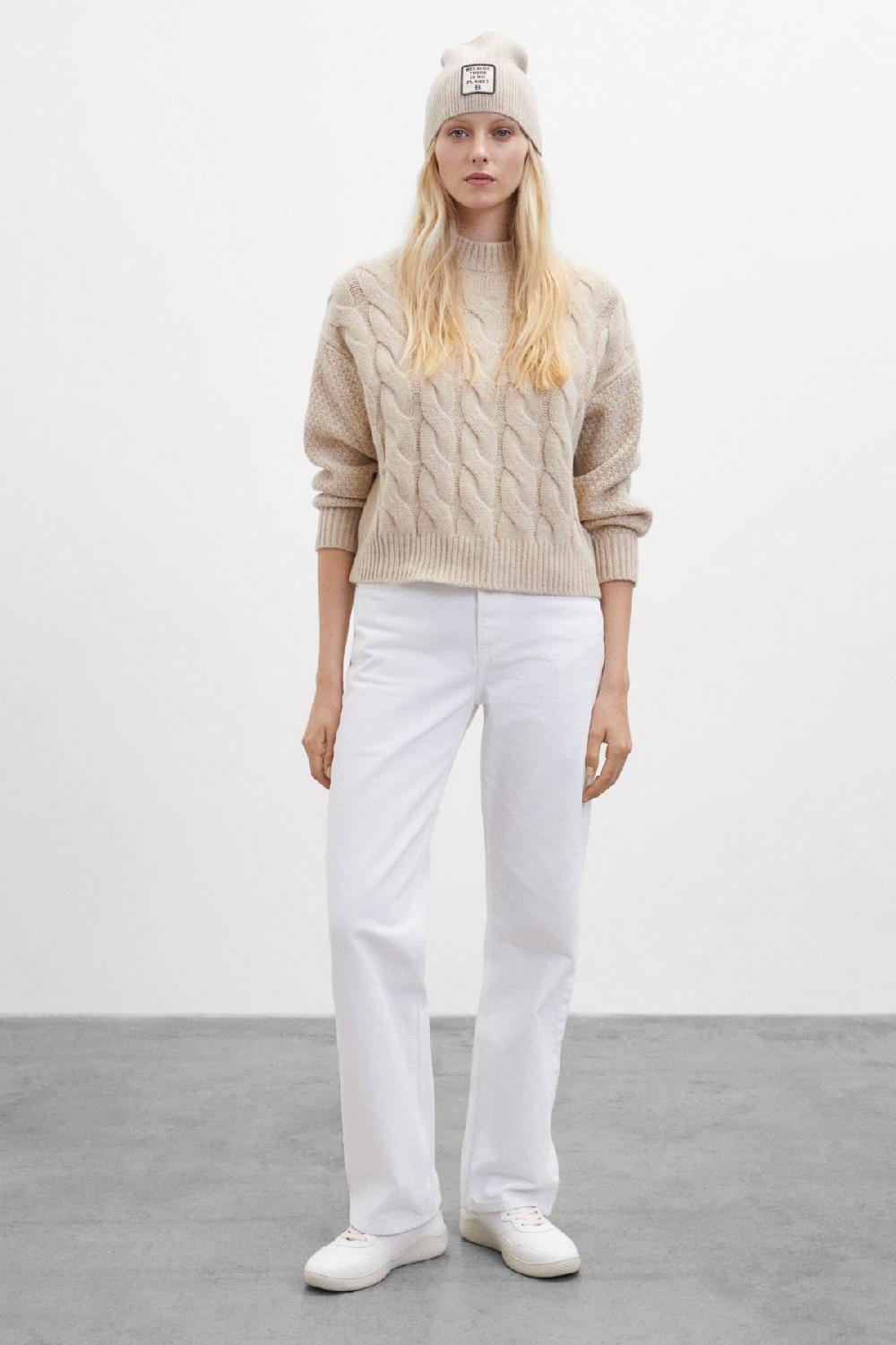 Ecoalf BROWN MIMOSA KNITTED JUMPER