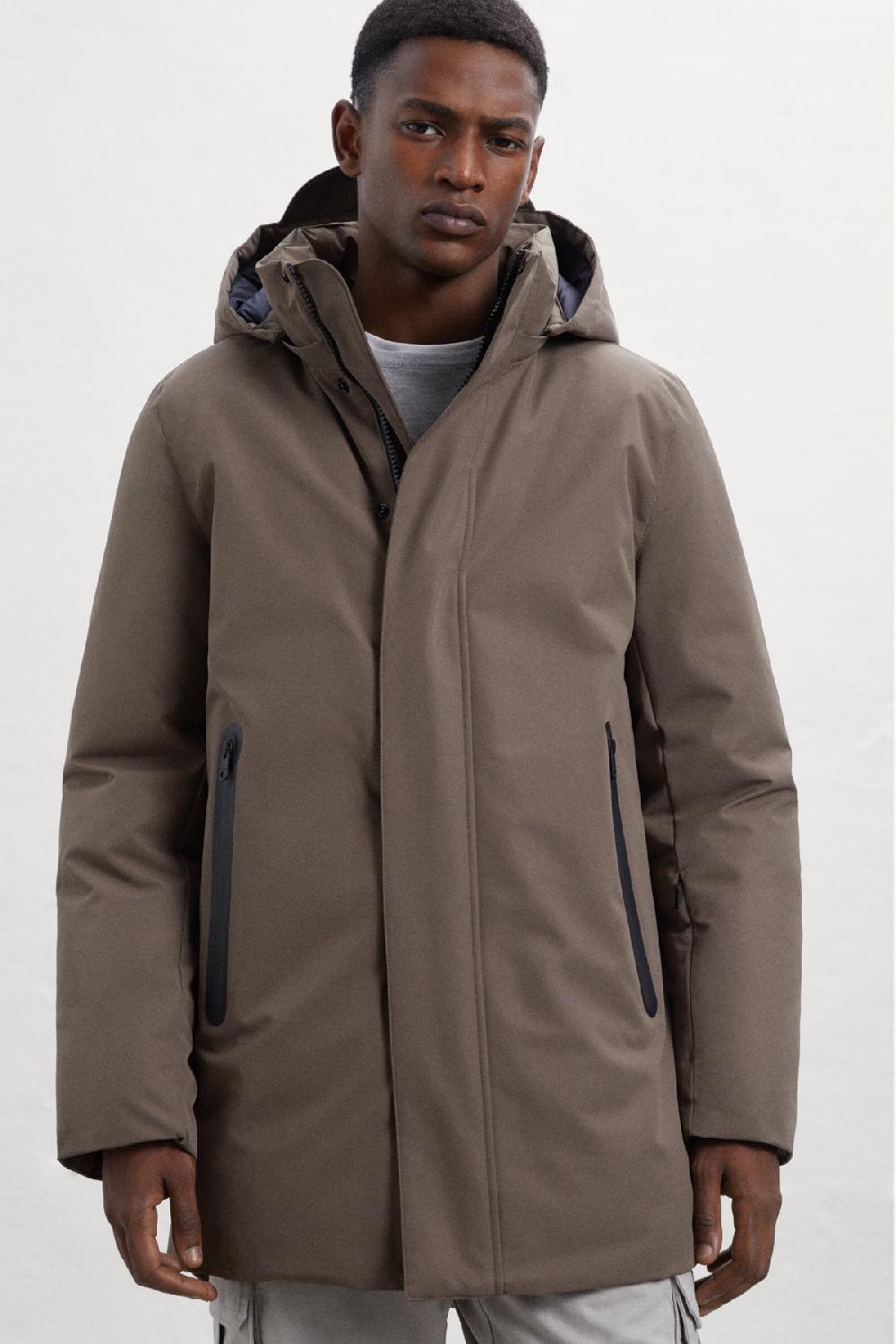 Ecoalf BROWN PARKO COAT