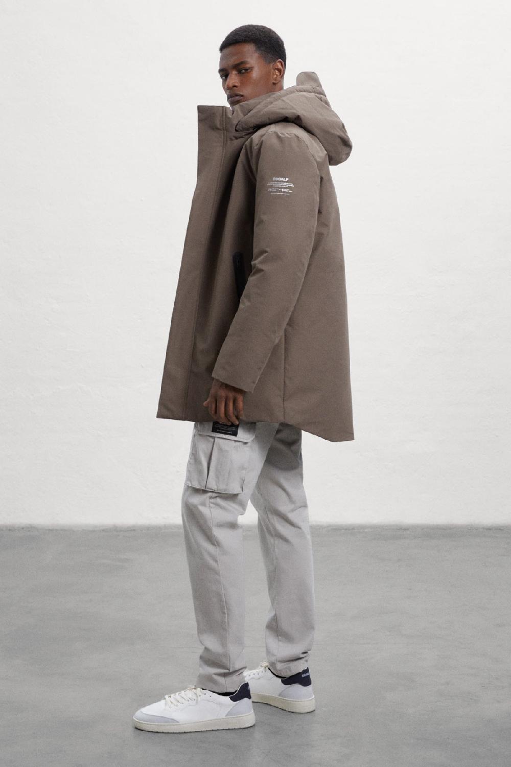 Ecoalf BROWN PARKO COAT